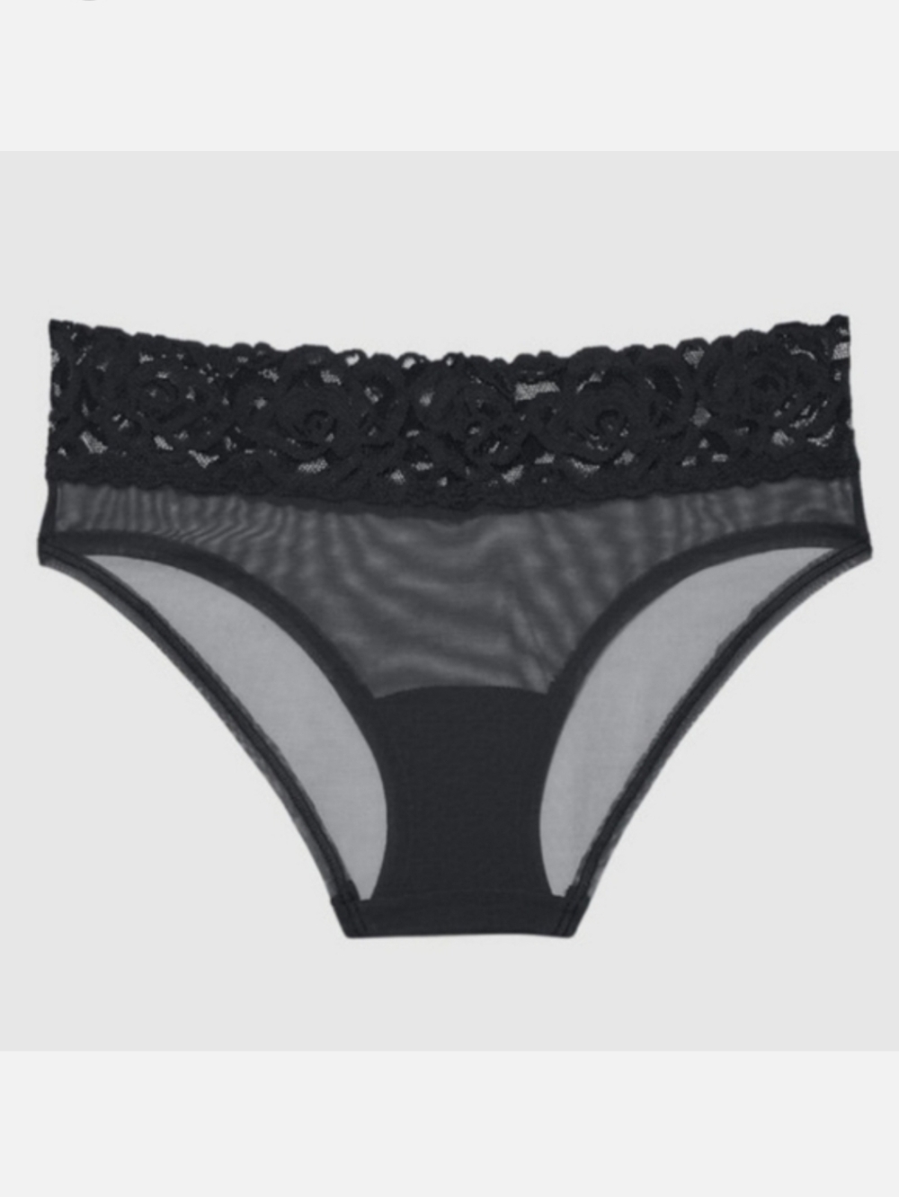 🖤 La Senza Black Mesh 🔥Sexy🔥 Lace Hipster Panties, Size M *2 Pairs* ~ NWT
